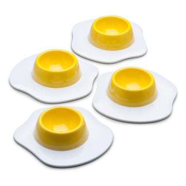 Set of 4 novelty Eggtastic Egg Cups