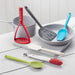 Zeal Kitchen Tongs, Flexitech Masher, Slotted Turner, Spoon, Spatula Spoon, Spatula Set in Bright Colours