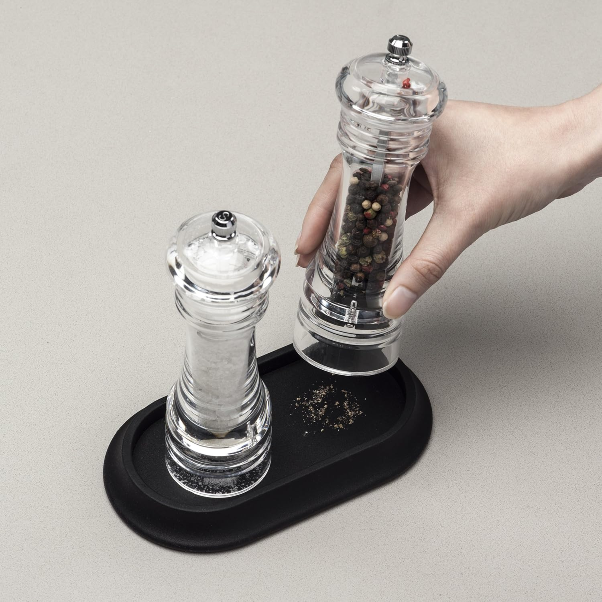 Silicone Salt and Pepper Tray, 14cm