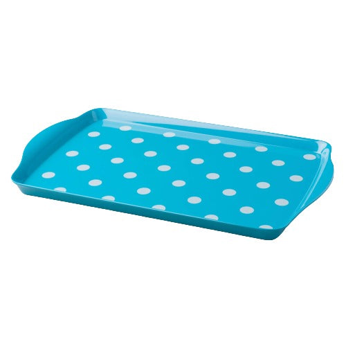 Premium Melamine Dotty Tray, Medium