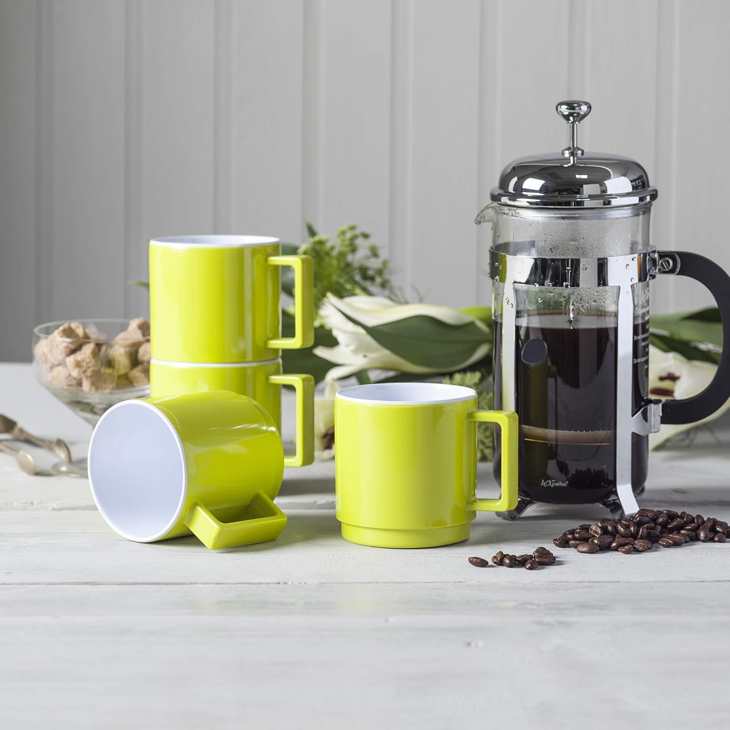 Premium Melamine Stacking Mugs