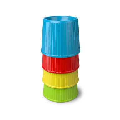 Retro Style Stack and Store Egg Cups