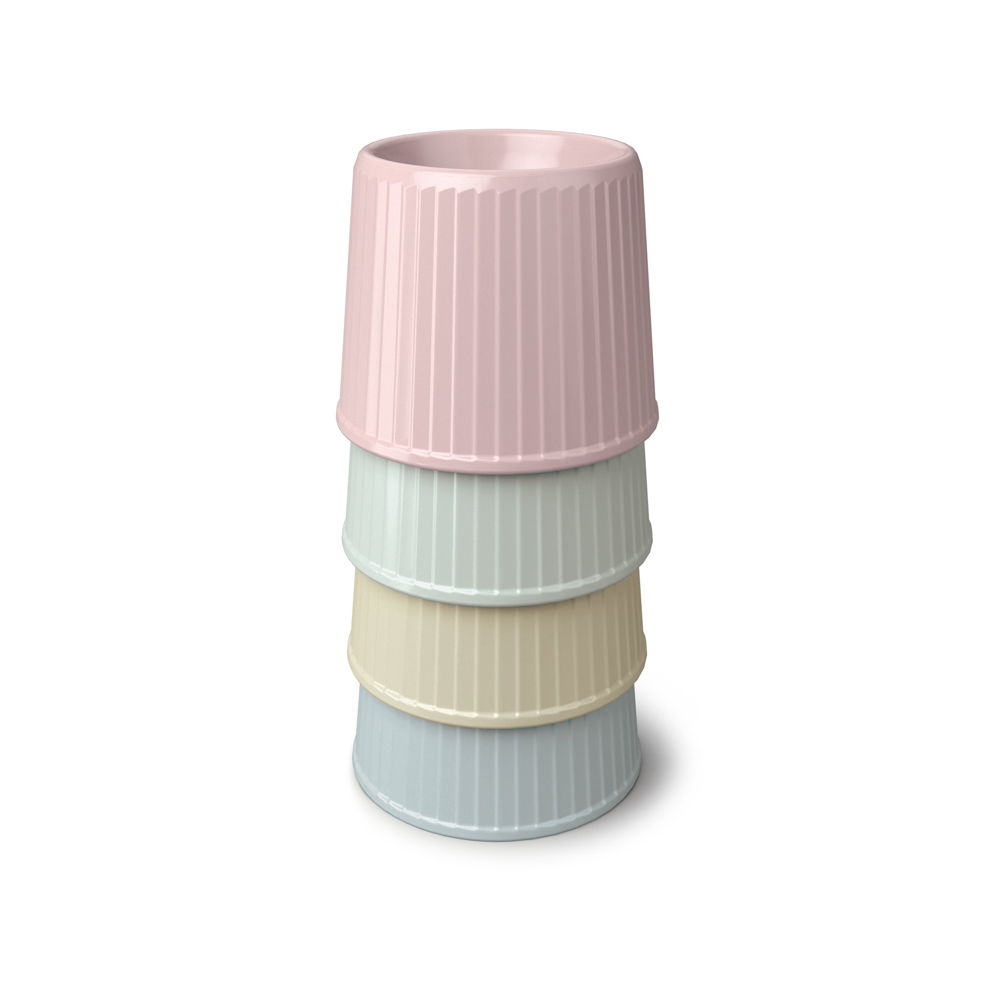 Retro Style Stack and Store Egg Cups