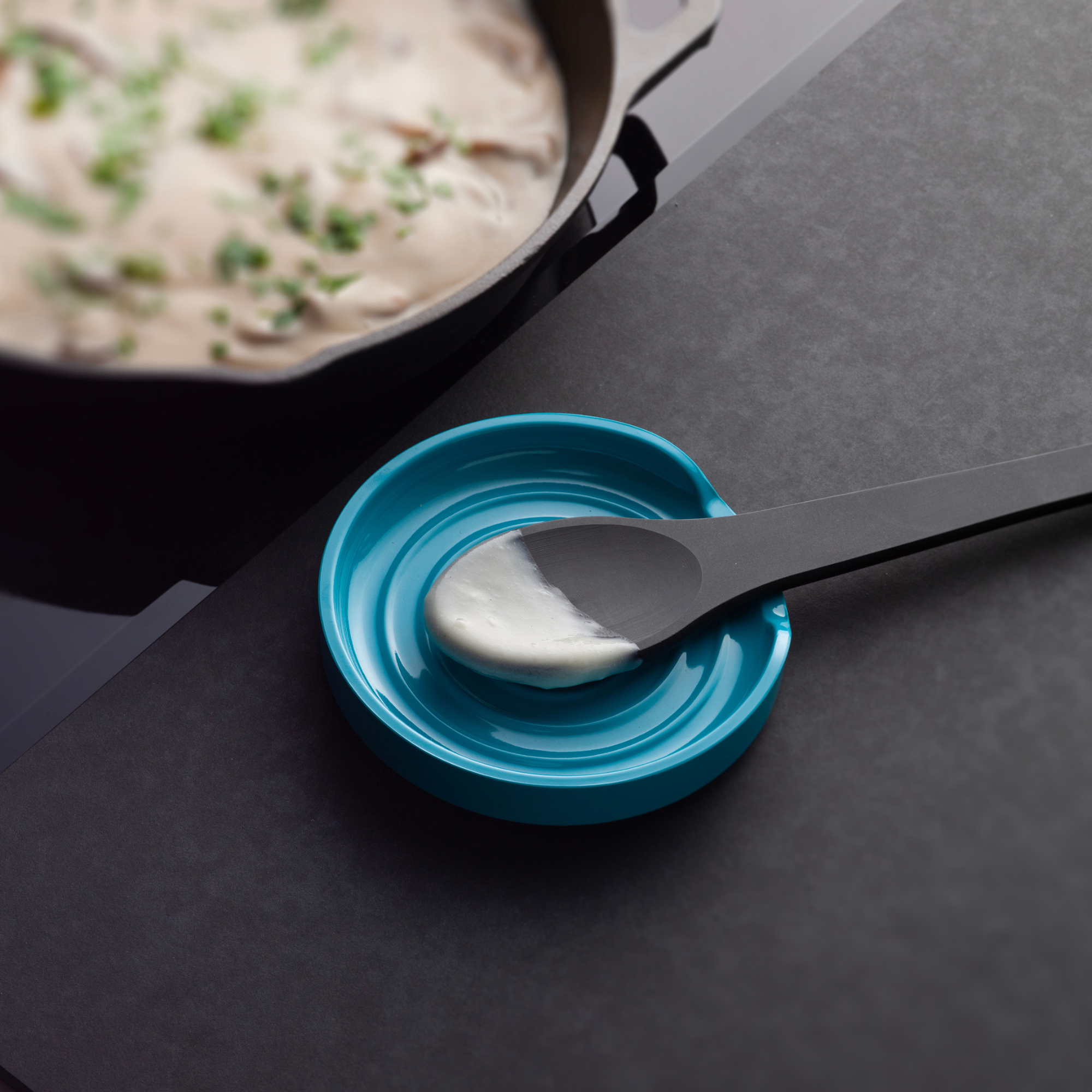 Melamine Circular Spoon Rest, 12cm