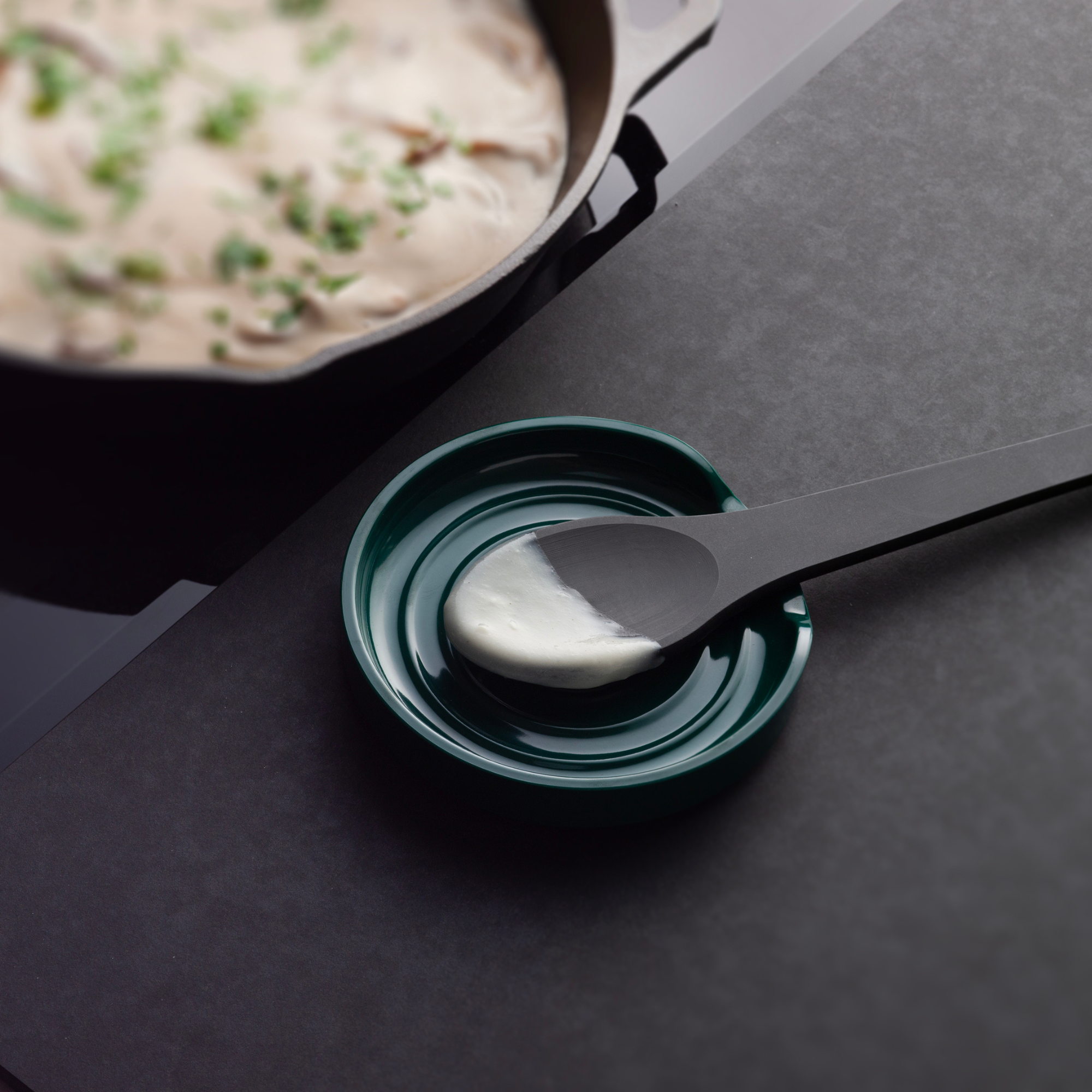 Melamine Circular Spoon Rest, 12cm