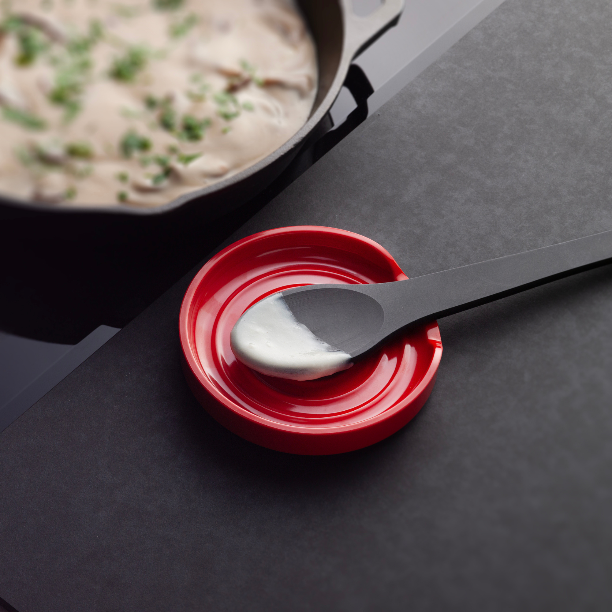 Melamine Circular Spoon Rest, 12cm