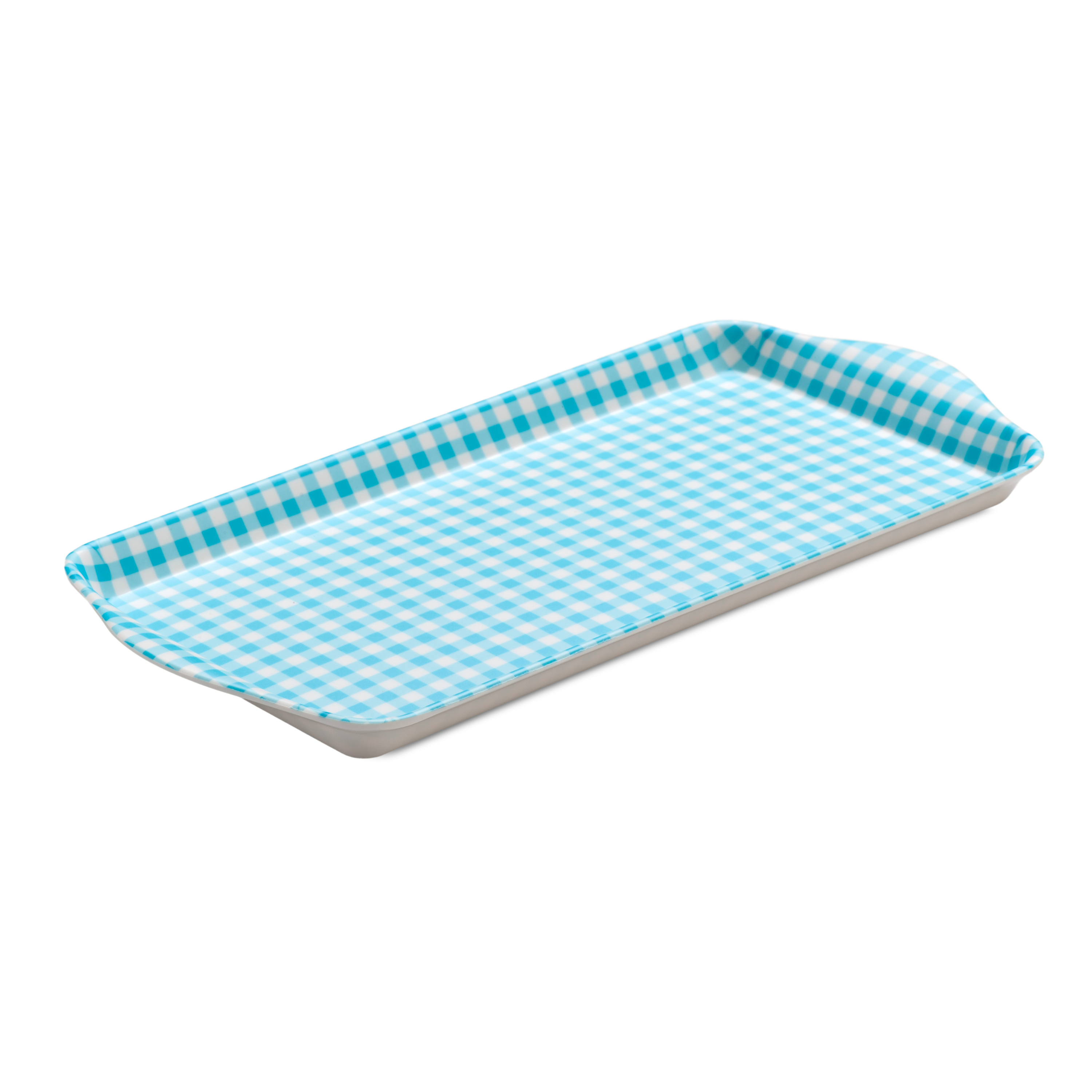 Premium Melamine Gingham Sandwich Tray