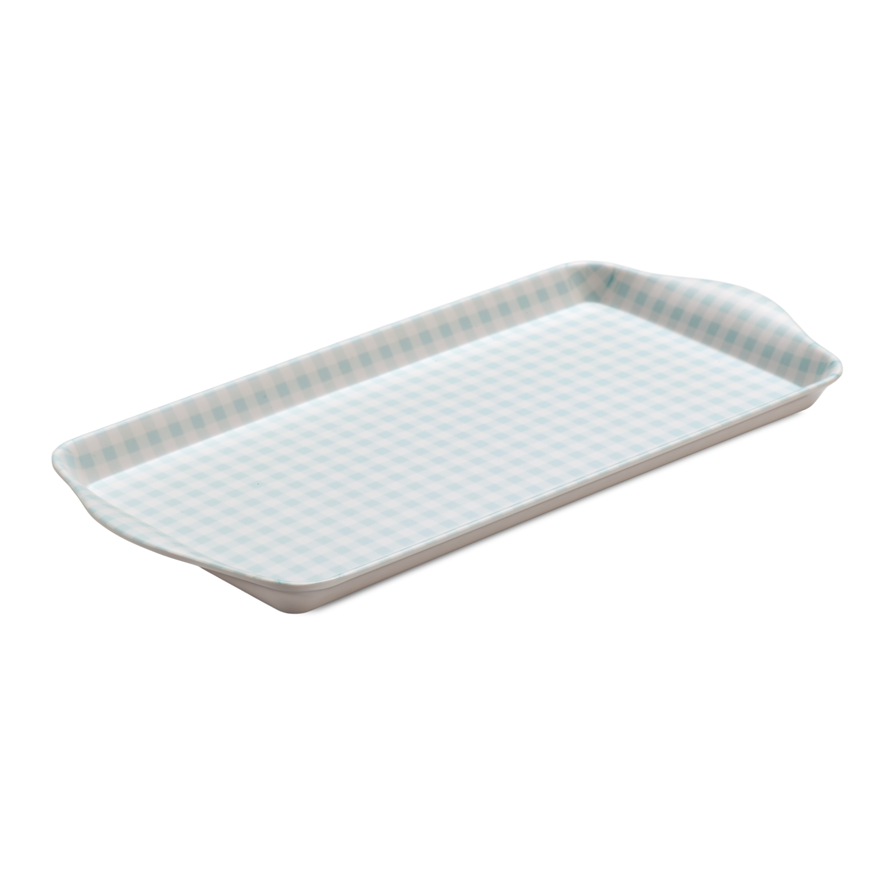 Premium Melamine Gingham Sandwich Tray
