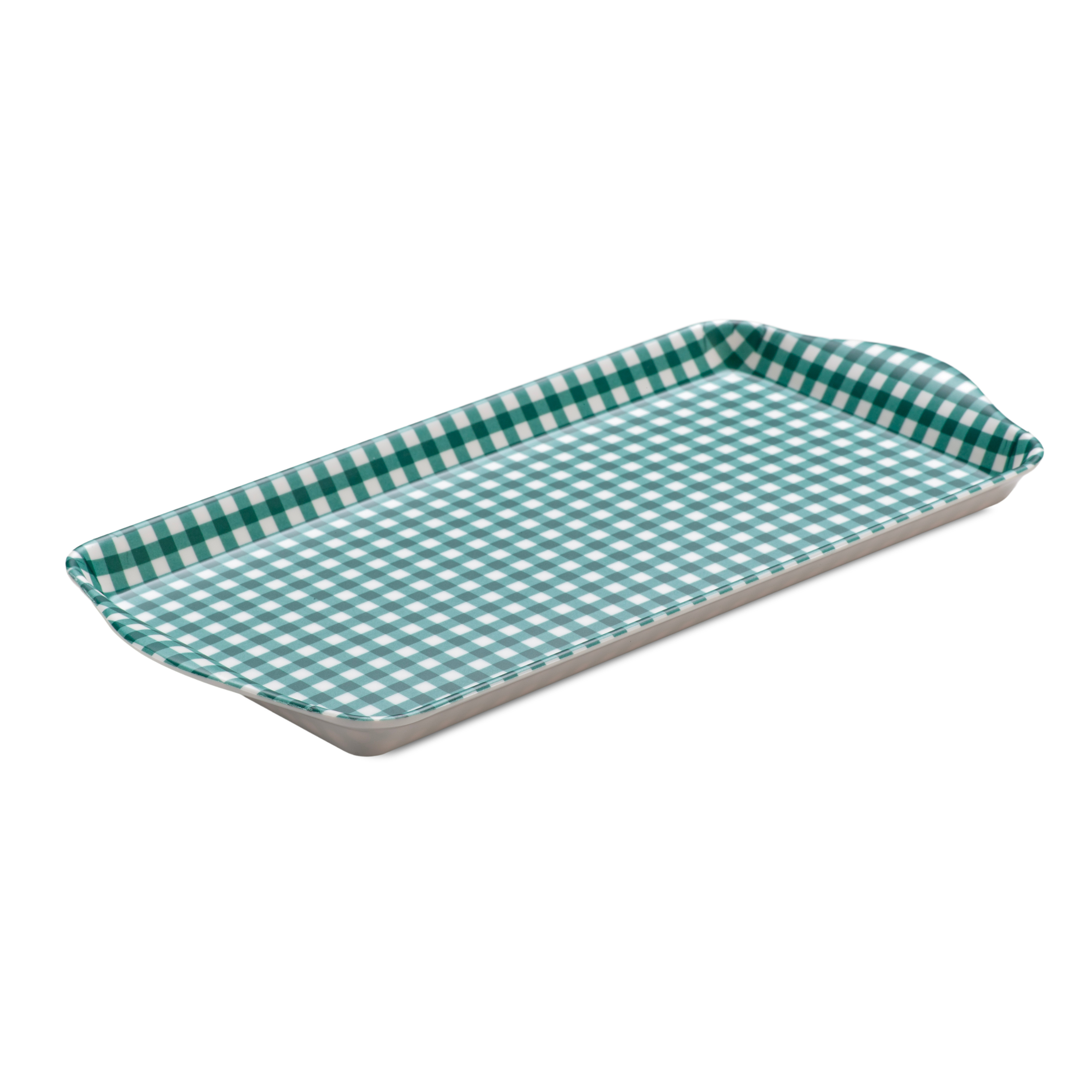 Premium Melamine Gingham Sandwich Tray