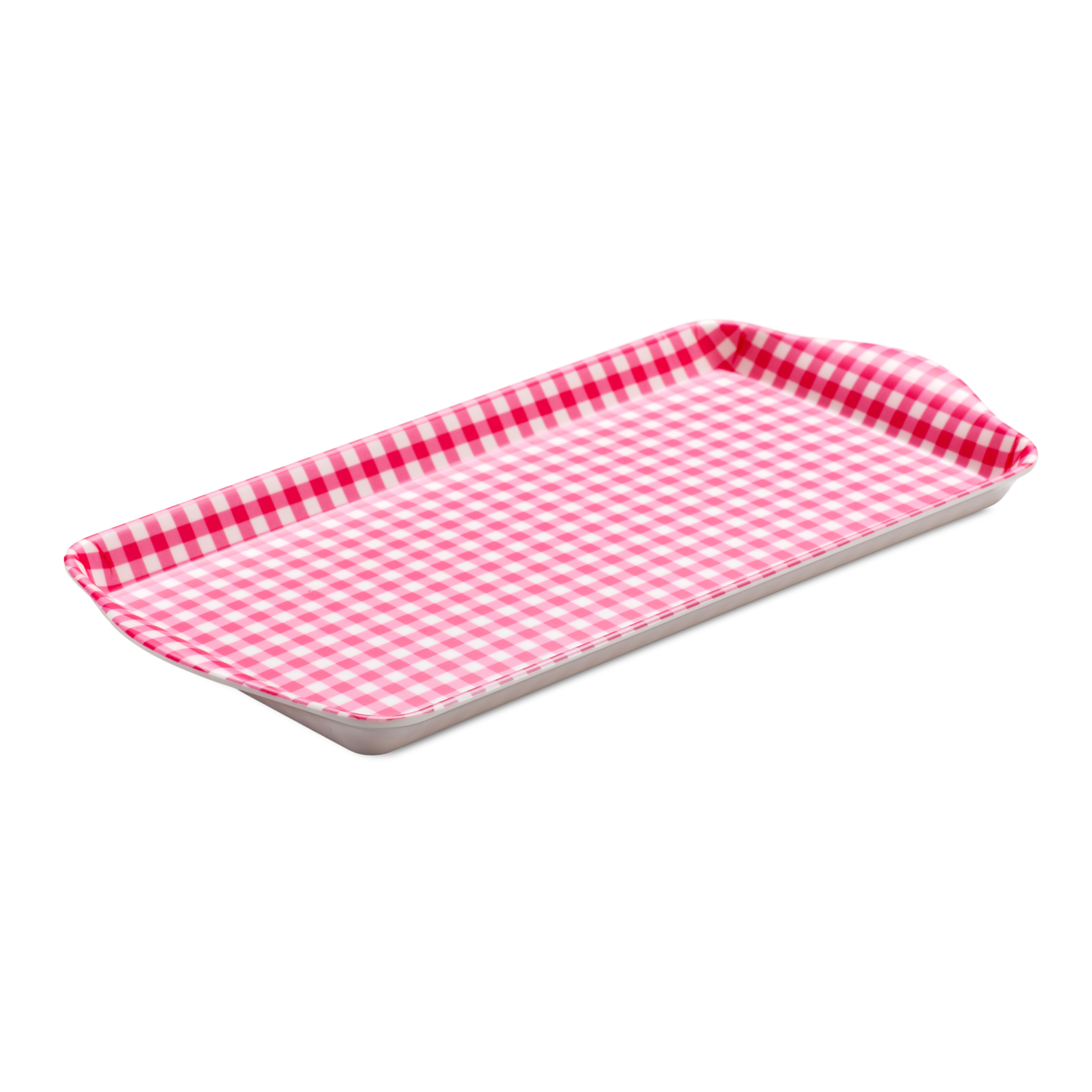 Premium Melamine Gingham Sandwich Tray