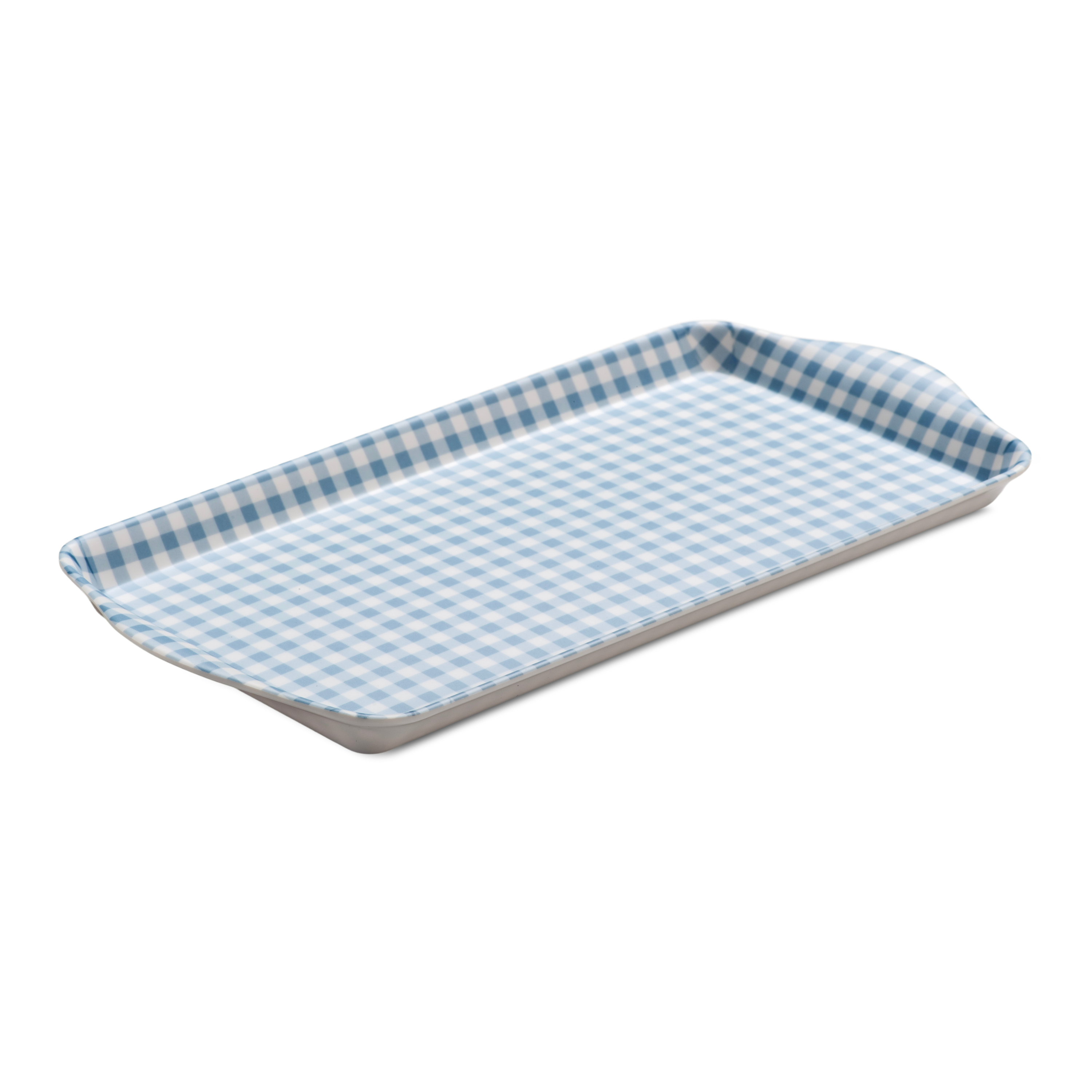 Premium Melamine Gingham Sandwich Tray