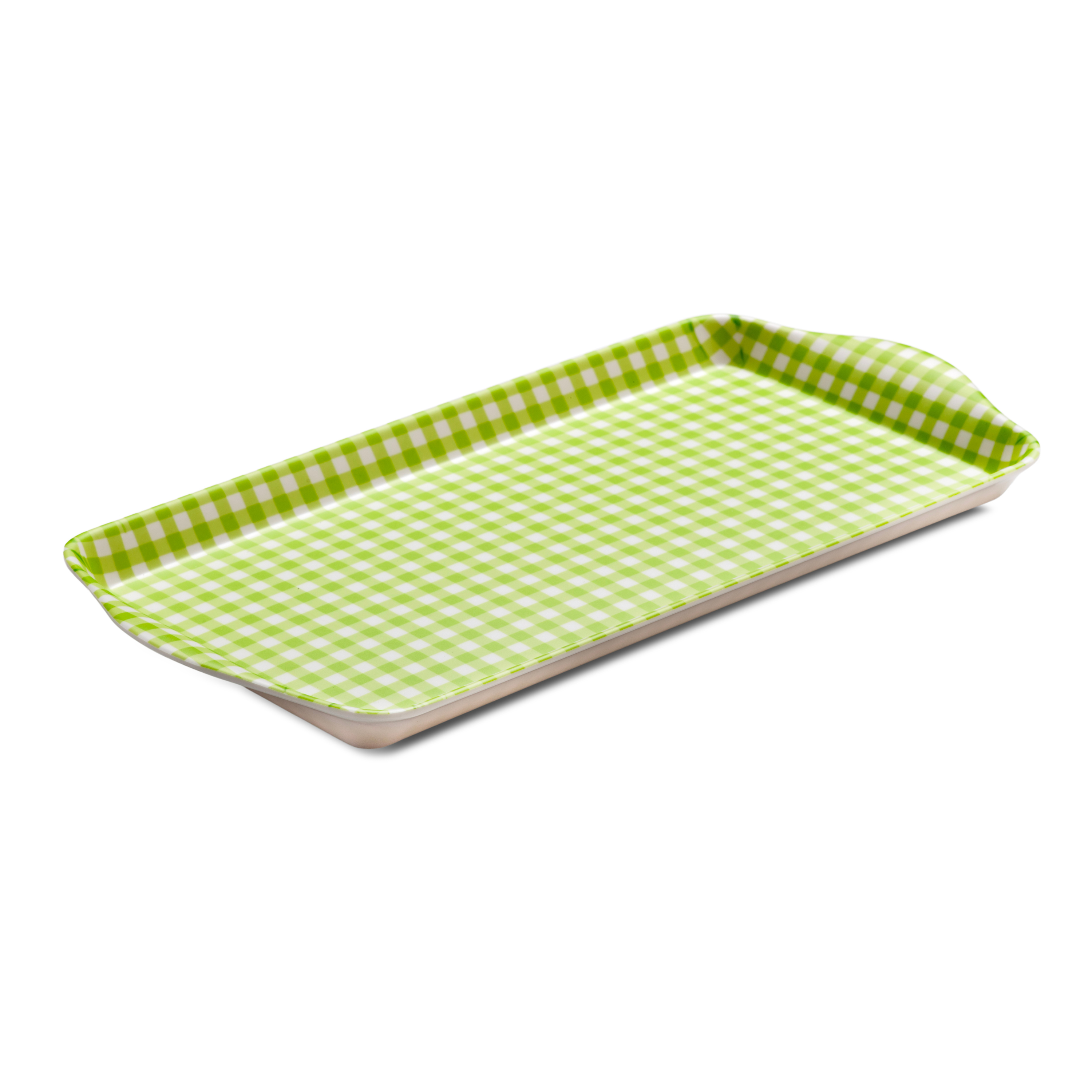 Premium Melamine Gingham Sandwich Tray