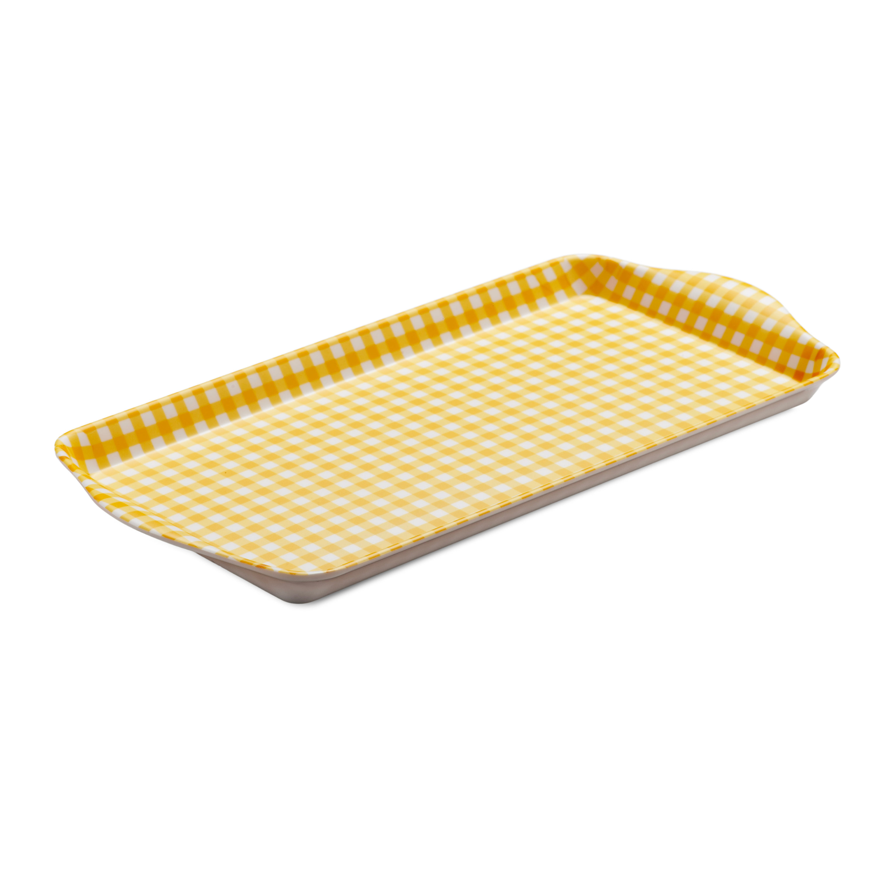 Premium Melamine Gingham Sandwich Tray