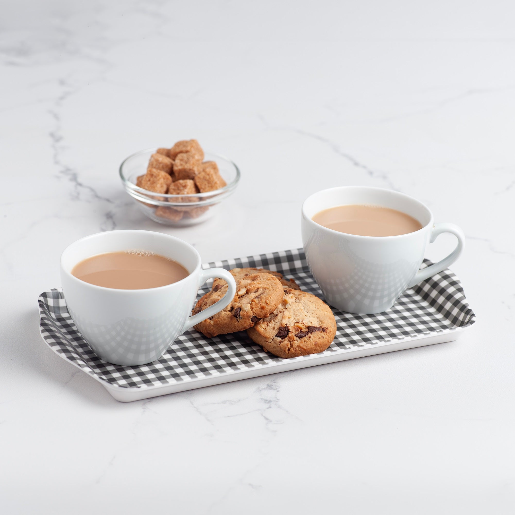 Premium Melamine Gingham Sandwich Tray