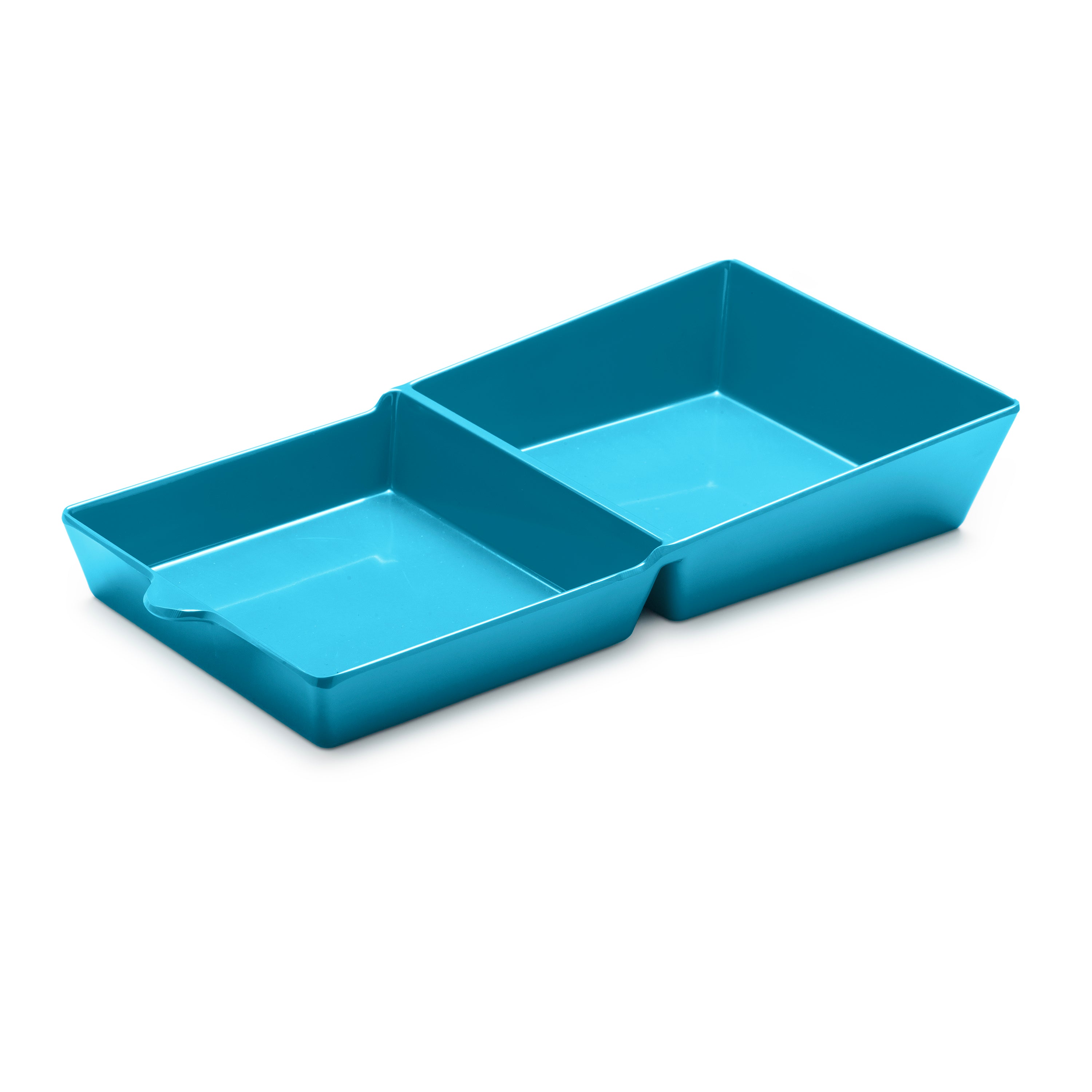 Melamine Burger Box, Two Part Serving Dish