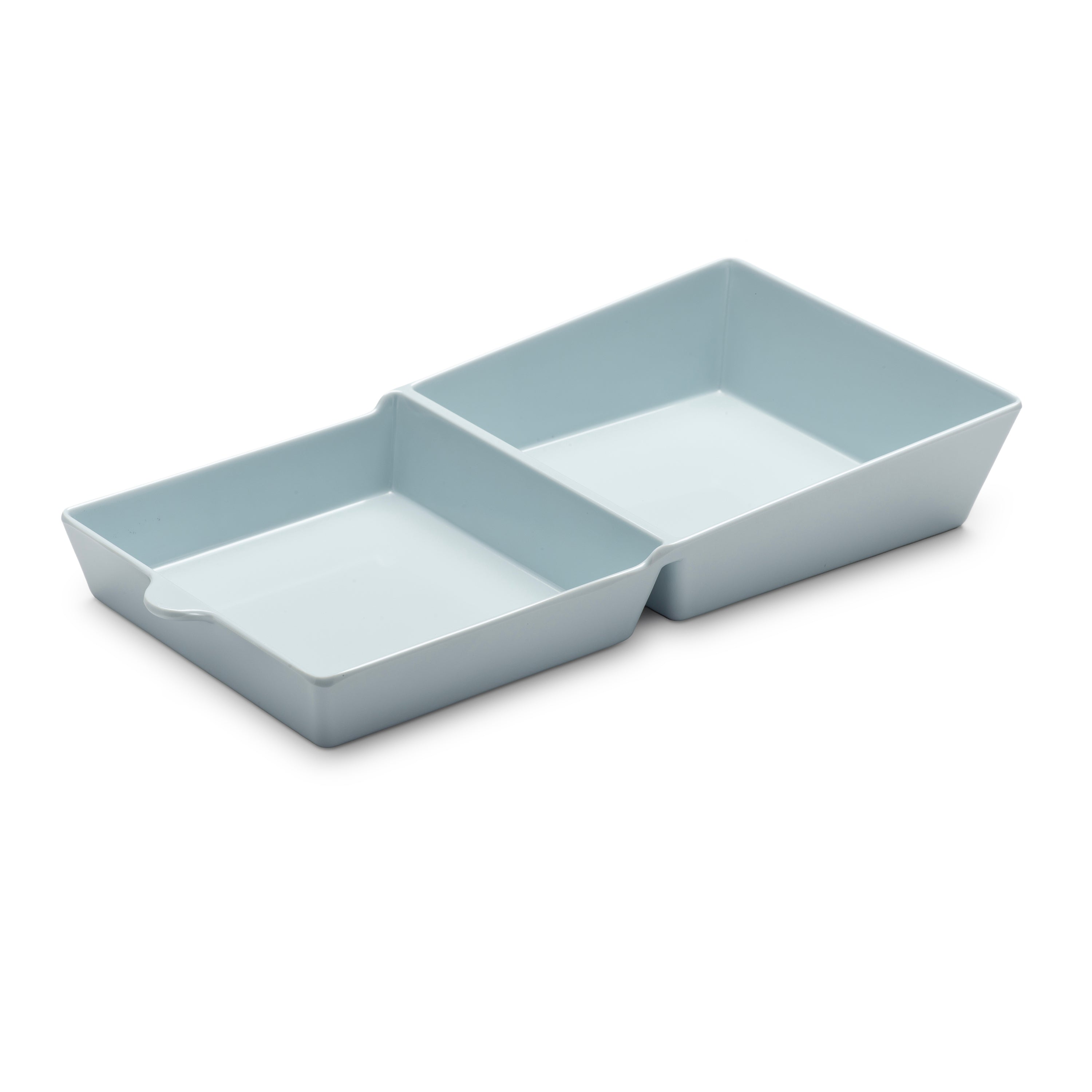 Melamine Burger Box, Two Part Serving Dish