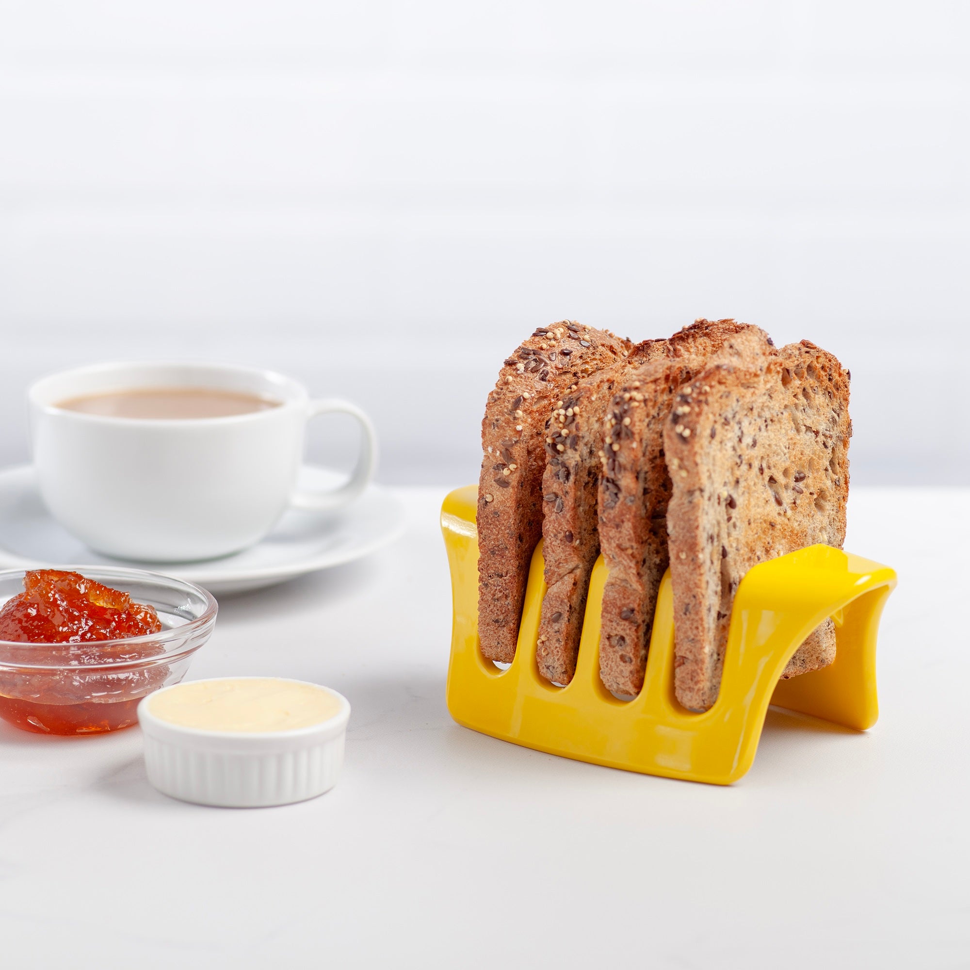 Melamine Four Slice Toast Rack