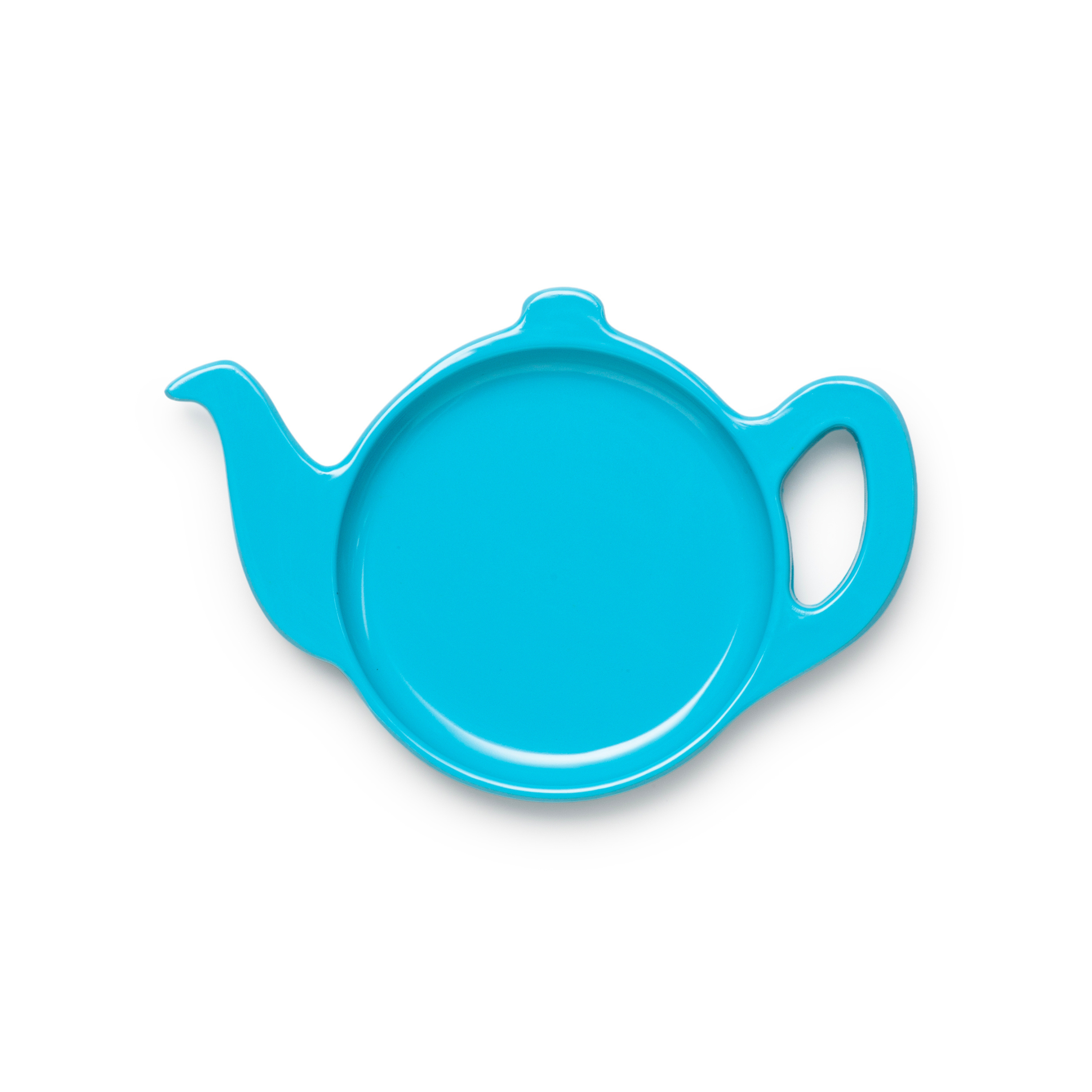 Teapot Shaped Melamine Tea Bag Tidy
