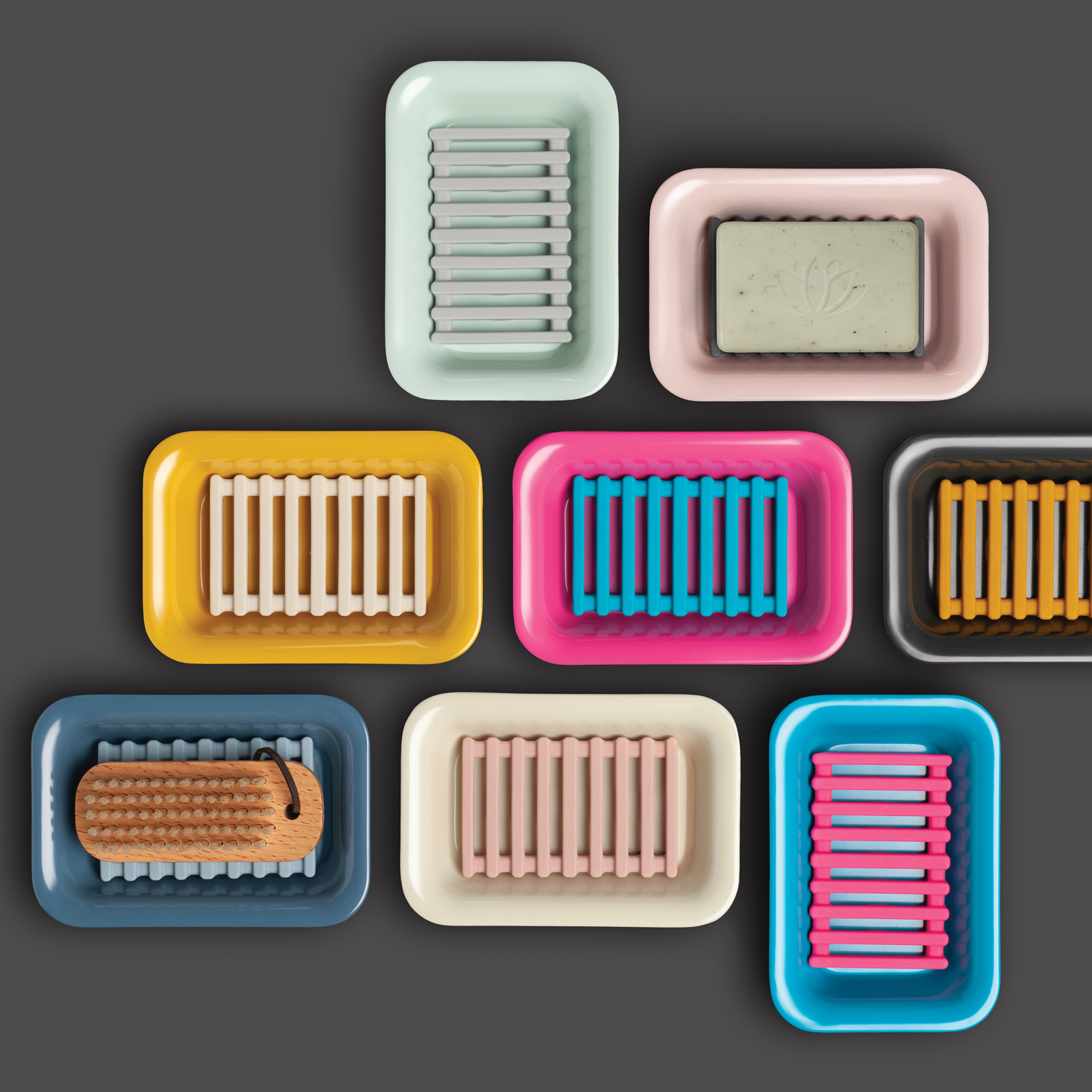 Two Part Melamine Soap Dish
