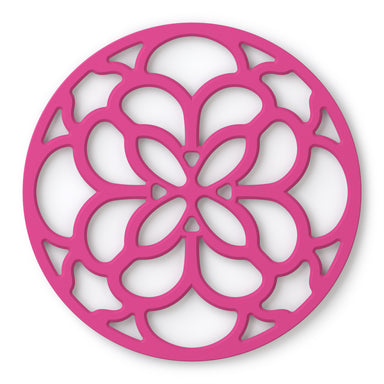 Silicone Heritage Circular Hot Mat Trivet, 18cm