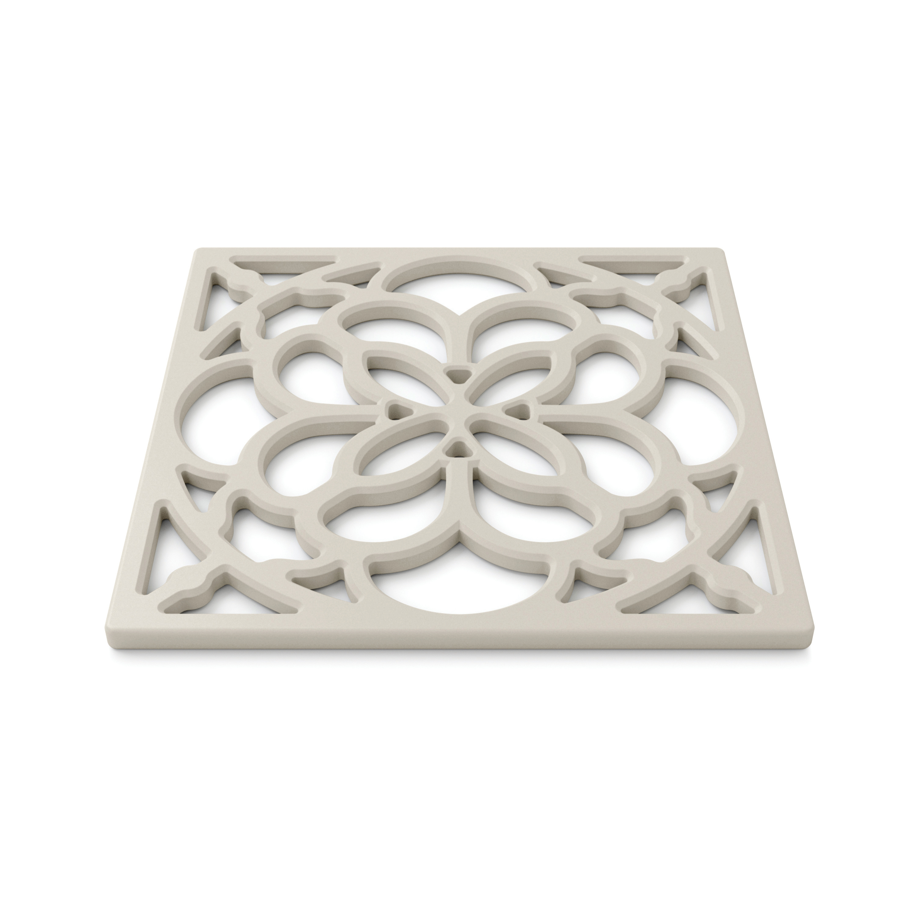 Square Silicone Heritage Hot Mat Trivet, 18cm