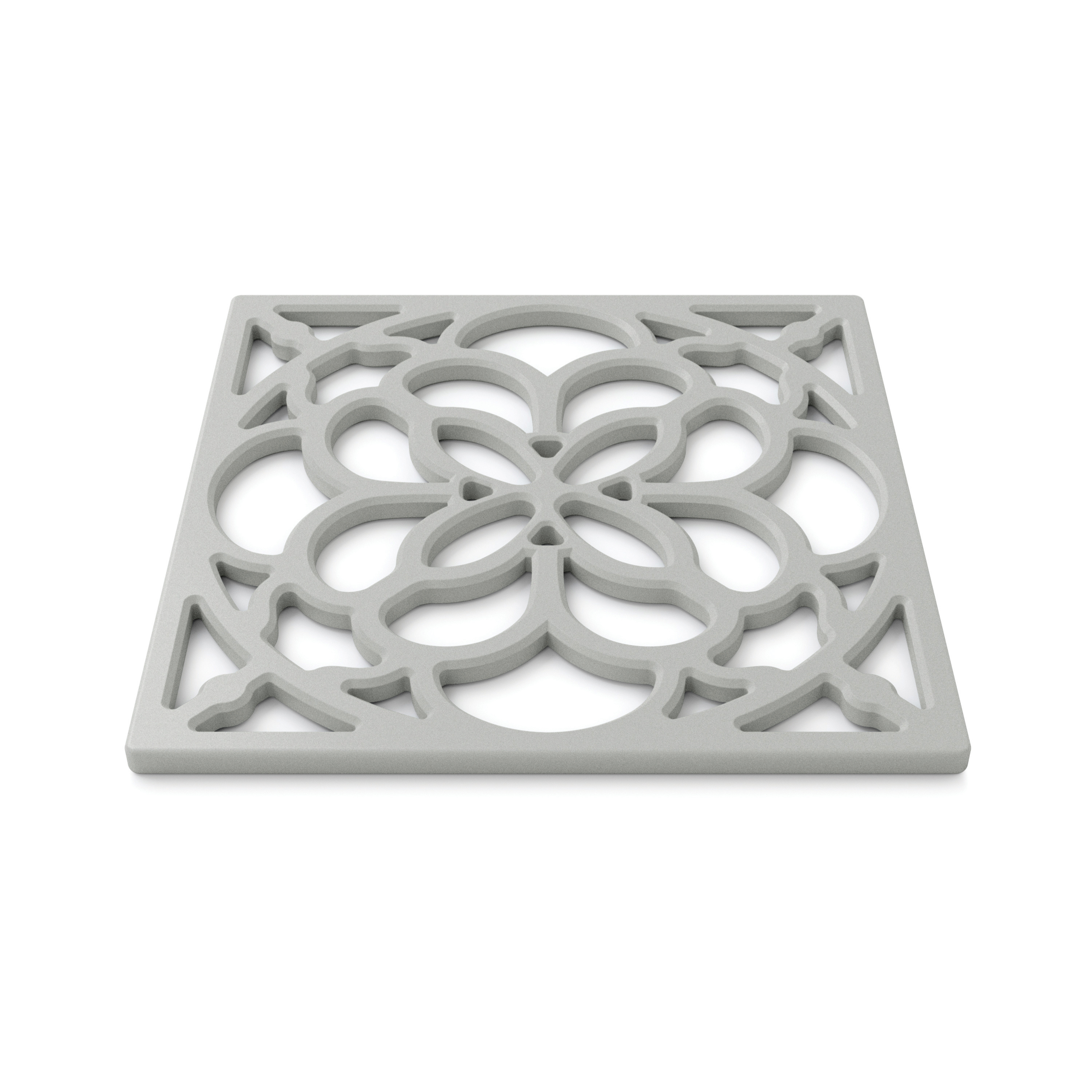 Square Silicone Heritage Hot Mat Trivet, 18cm