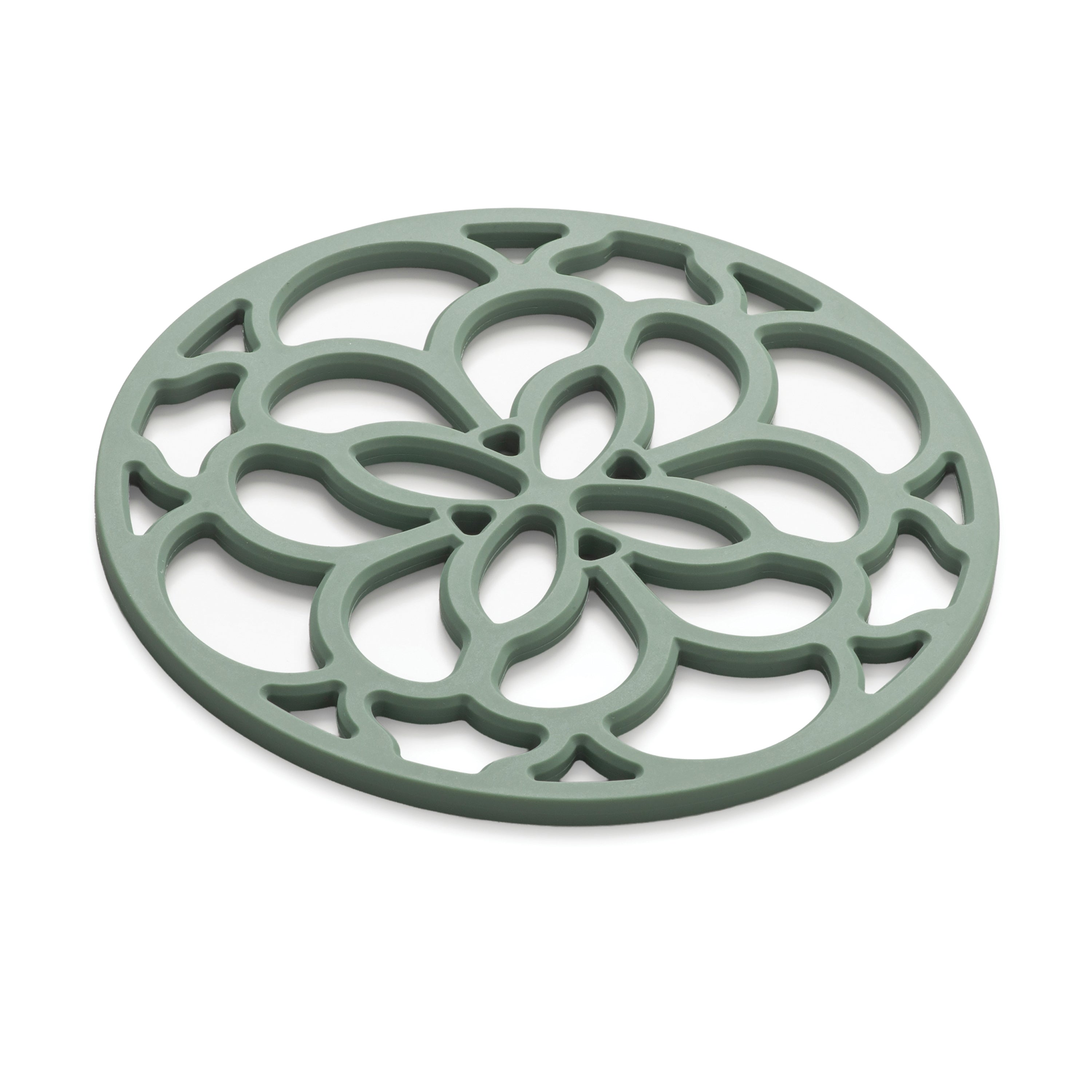 Mini Silicone Heritage Circular Hot Mat Trivet, 13cm