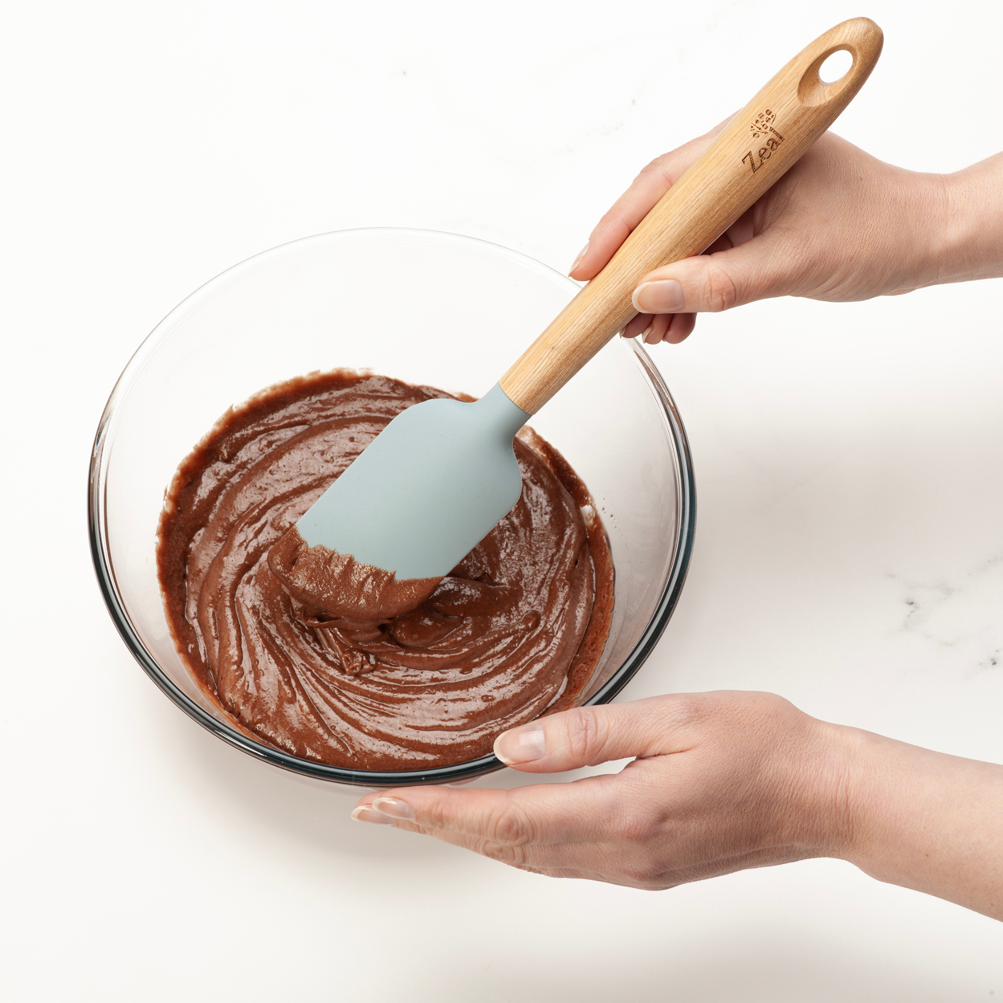 Ash Wood Handled Spatula, 25cm