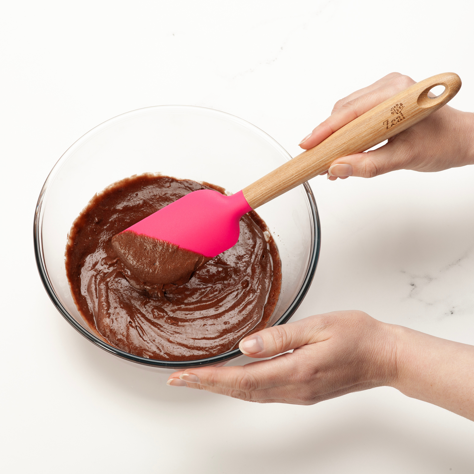 Ash Wood Handled Spatula, 25cm