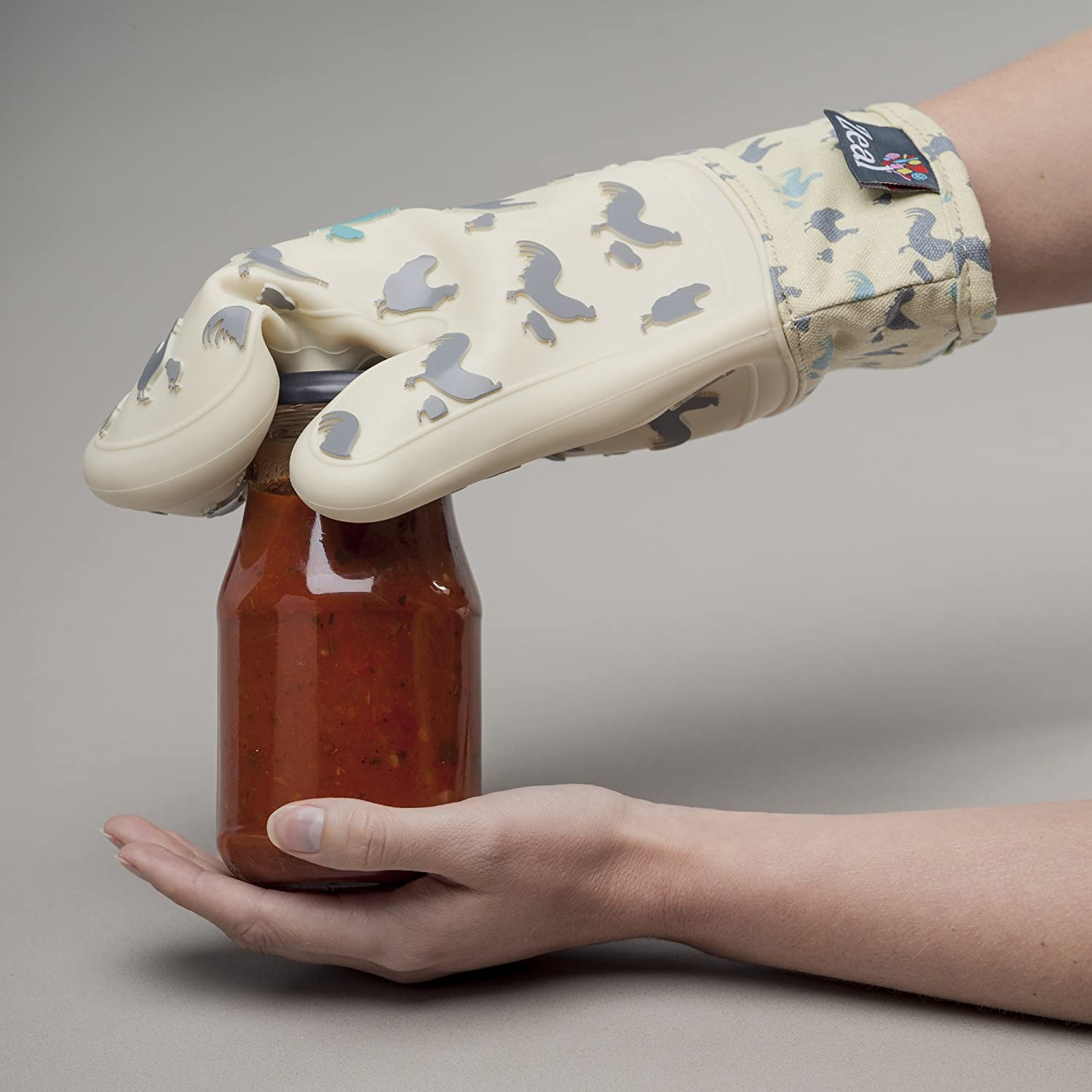 Steam Stop™ Waterproof Silicone Single Oven Glove, Animal