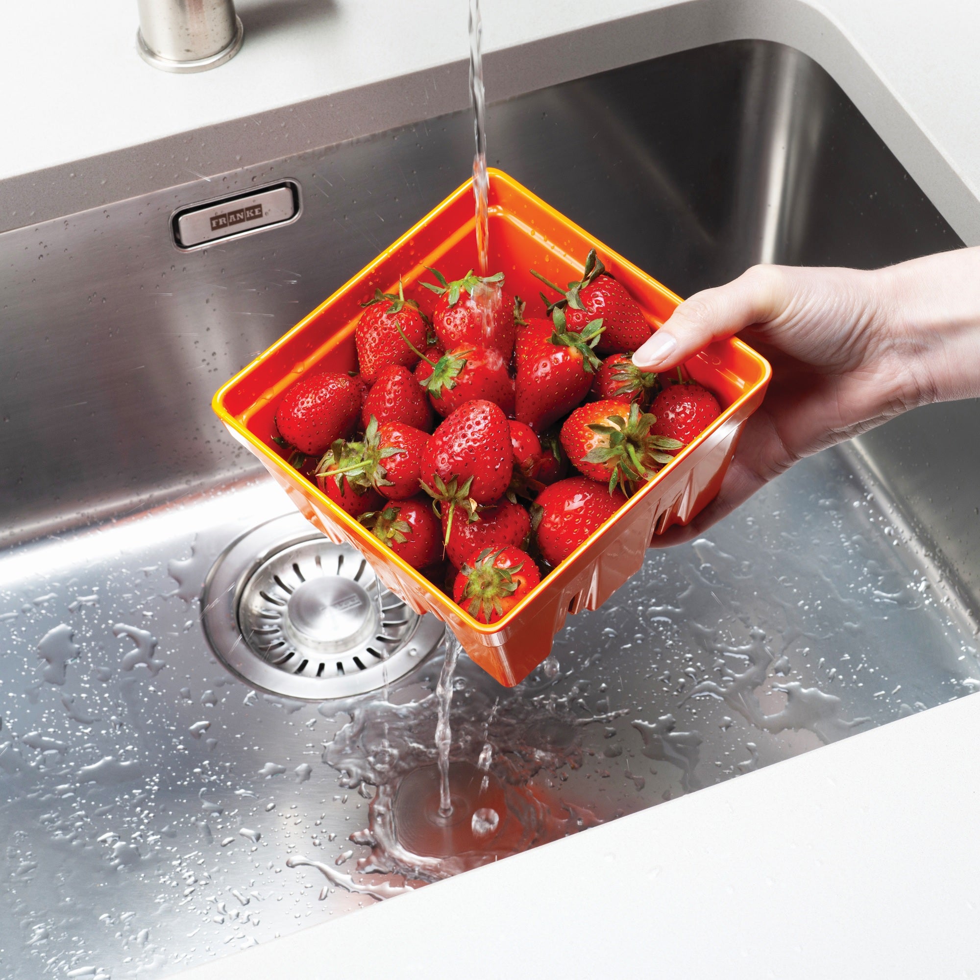 Melamine Berry Colander Box Large, 15cm