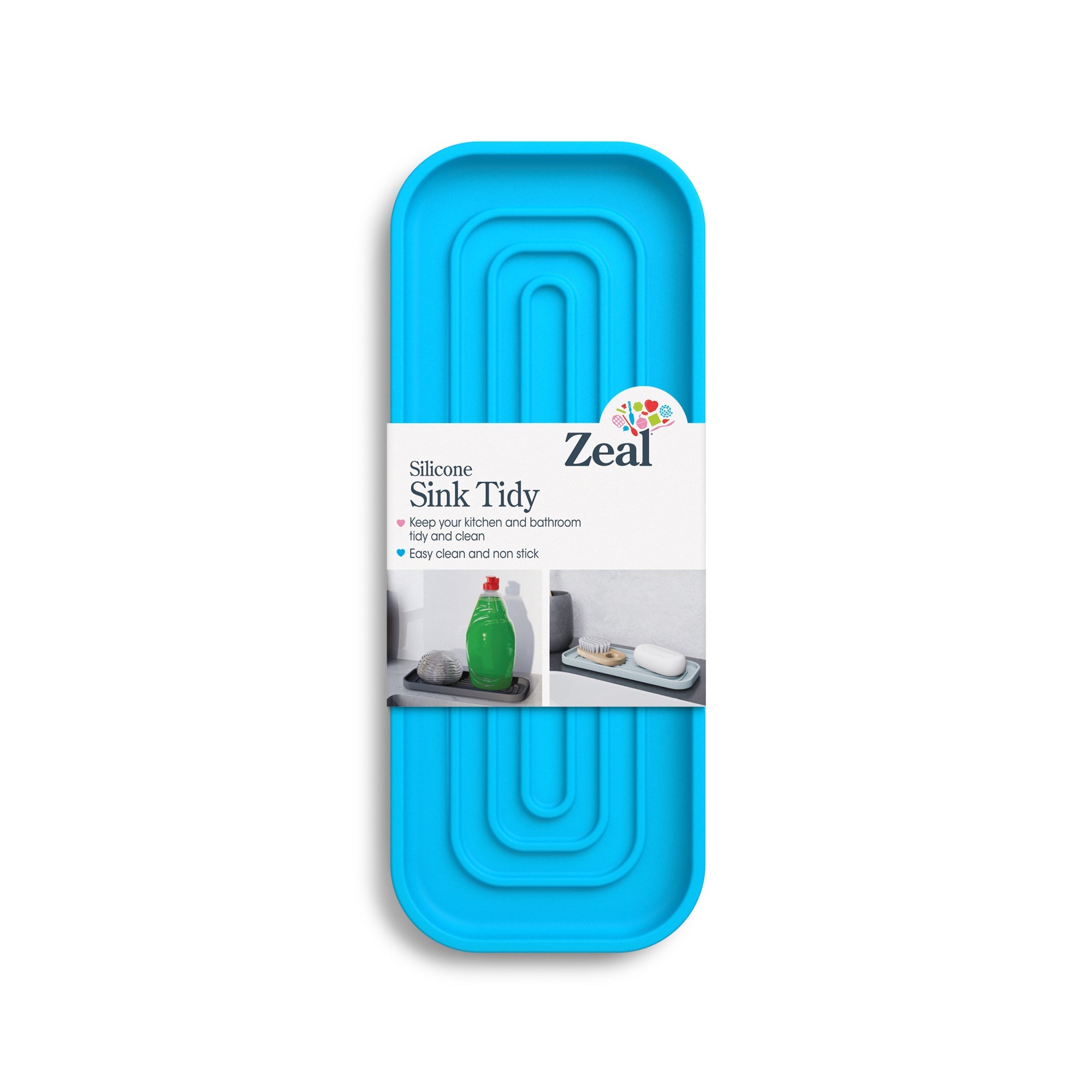 Kitchen & Bathroom Silicone Sink Tidy