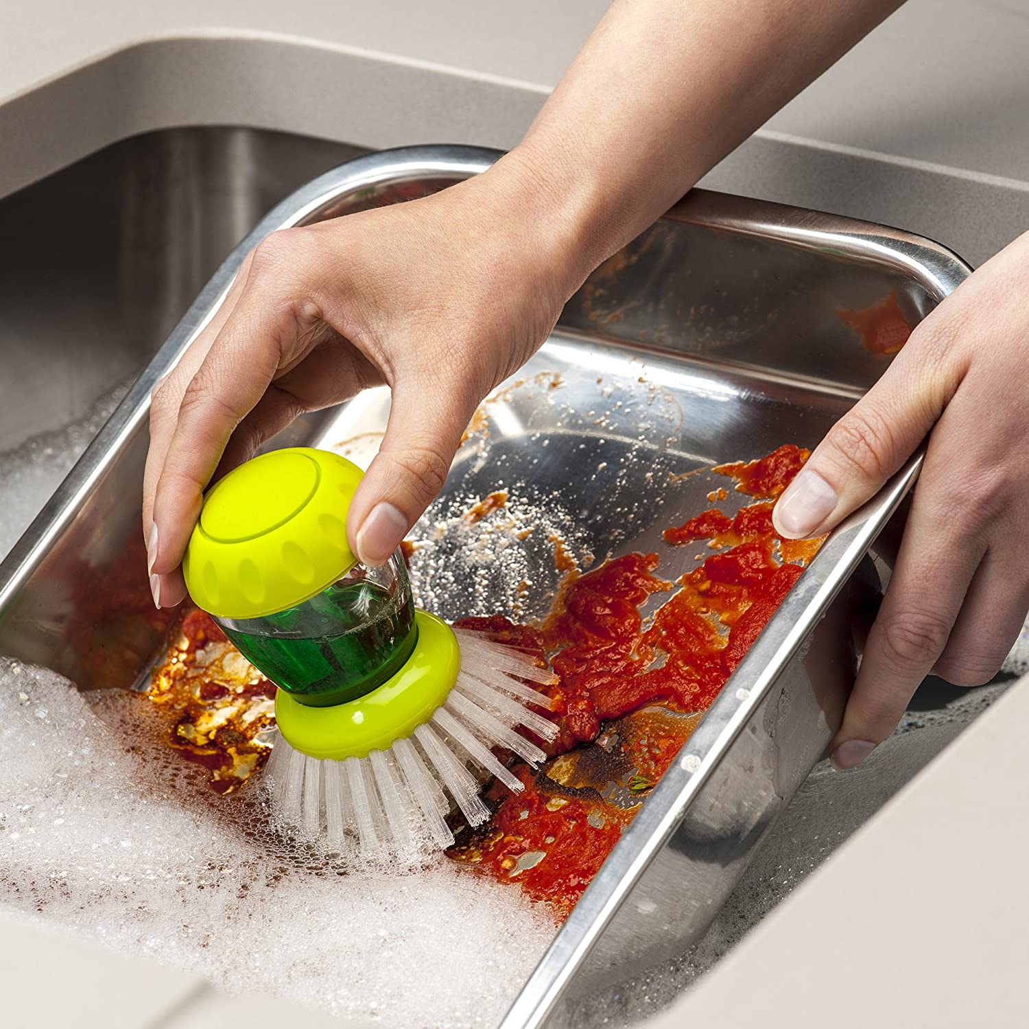 Dispensing Dish Brush — Zeal
