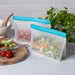 Zeal EcoBagz eco-friendly reusable bags filled with salad