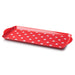 Red Dotty Melamine Sandwich Tray by Zeal 