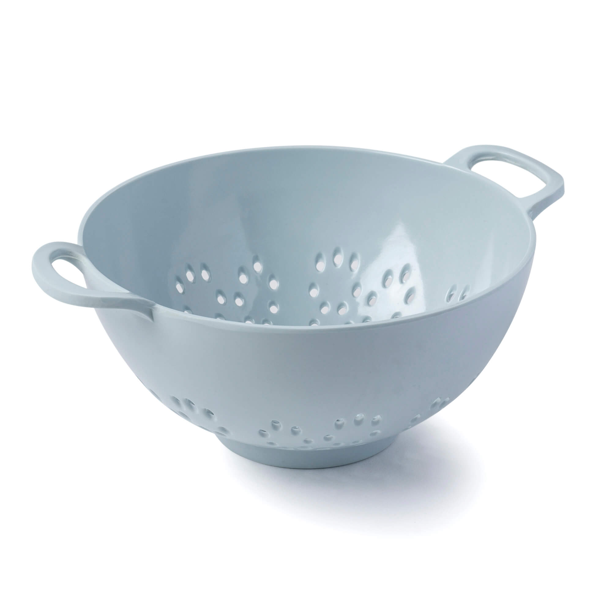 Small Duck Egg Blue Melamine Colander by Zeal