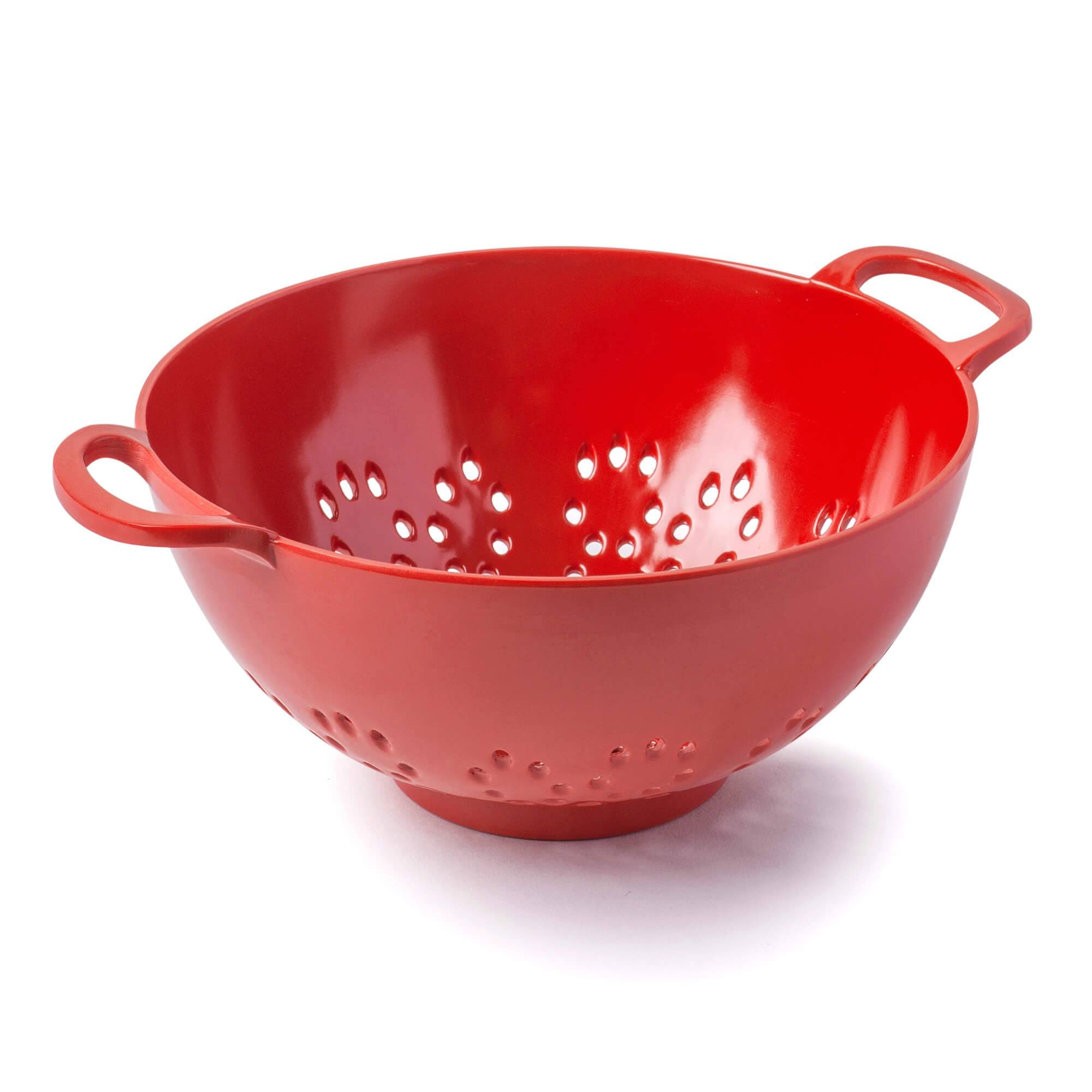 Small Red Melamine Colander by Zeal
