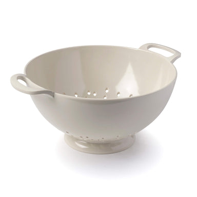 Large Cream Melamine Colander by Zeal