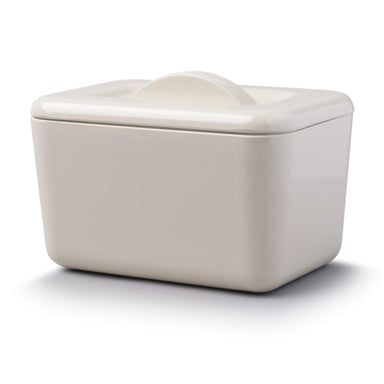 Cream Melamine Butter Dish by Zeal
