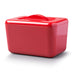 Red Melamine Butter Dish by Zeal