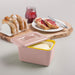 Rose Pink Melamine Butter Dish by Zeal