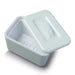 Inside of Sage Green Melamine Butter Dish by Zeal