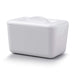 White Melamine Butter Dish by Zeal
