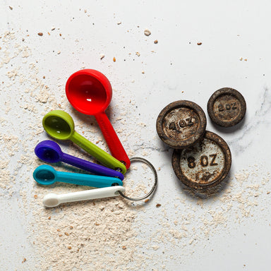 Zeal Silicone Measuring Spoons in Bright Colours
