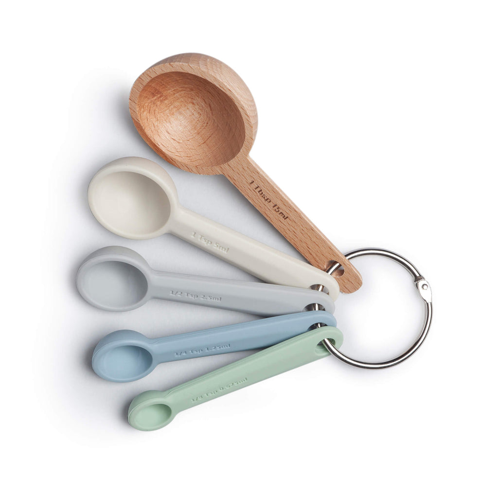  Zeal Measuring Spoon Set, Silicone, Neutral Multi, 11 x 4.7 x  5.5 cm : Home & Kitchen