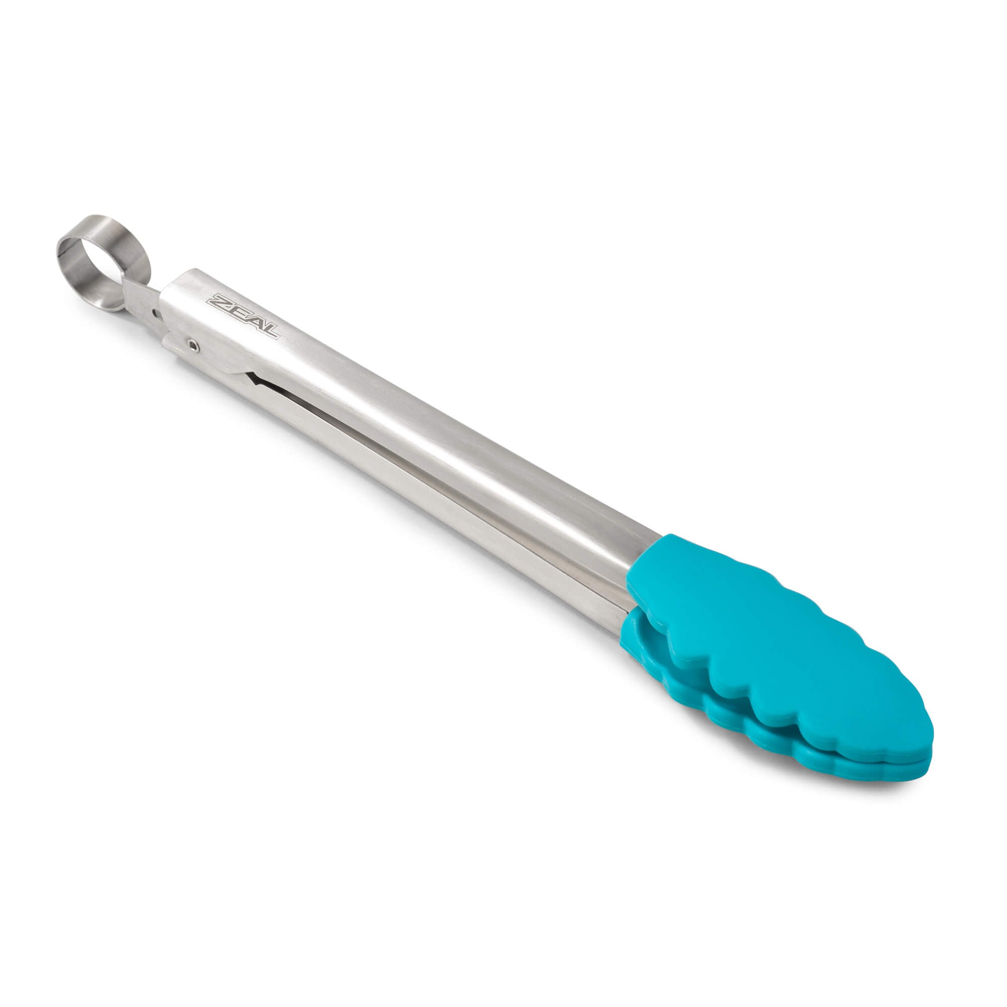 Zeal Silicone Cook’s Tong in Aqua