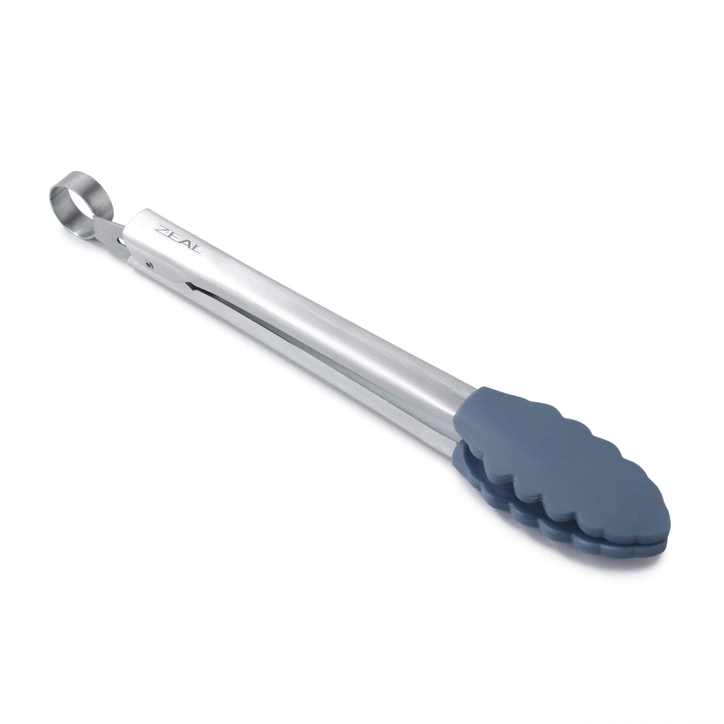 Zeal Silicone Cooking Tongs 25cm in Dark Blue