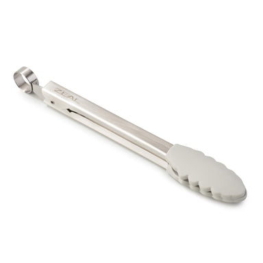Mainstays Stainless Steel and Silicone Mini Tongs Grey 