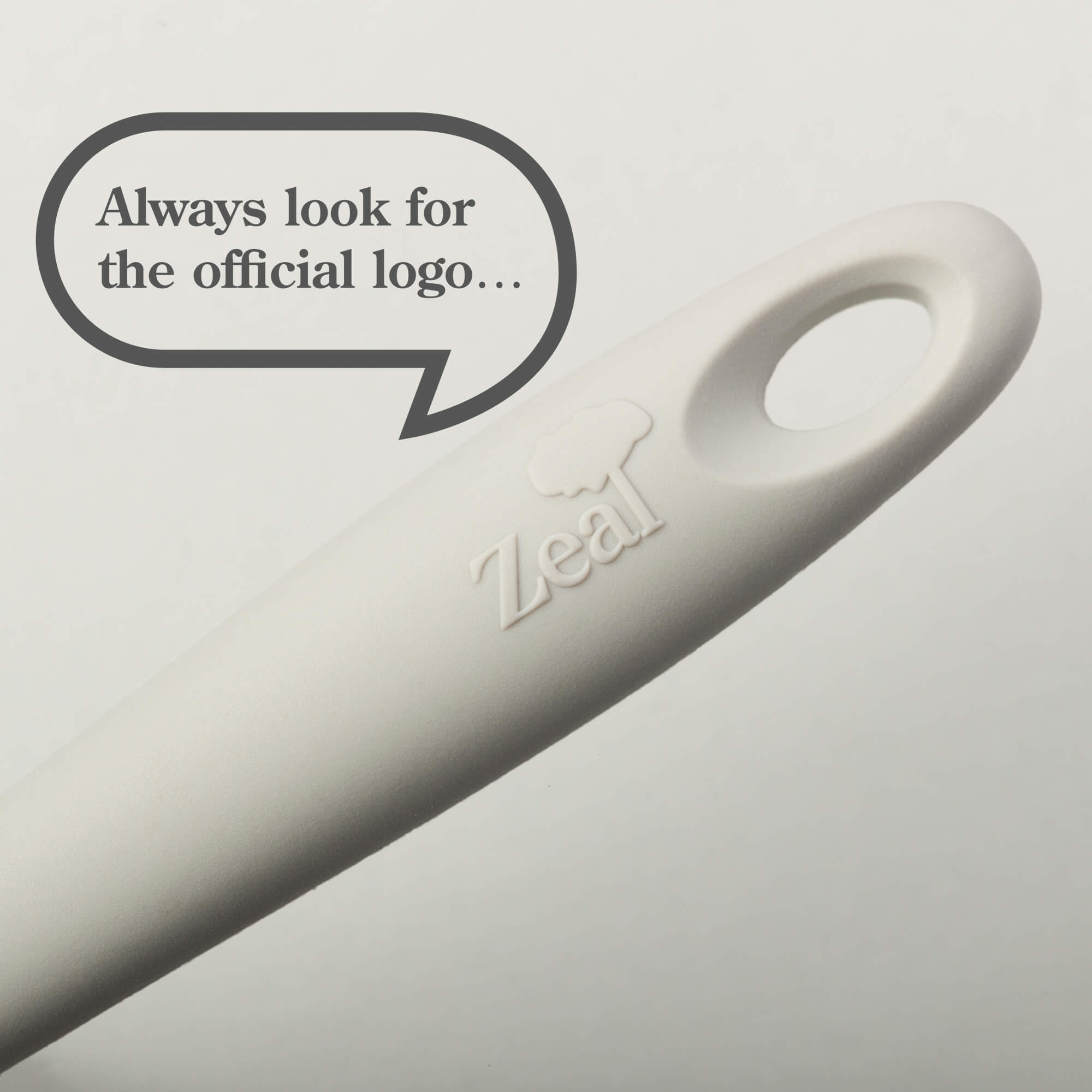 Zeal Silicone Cook’s Spoon logo detail