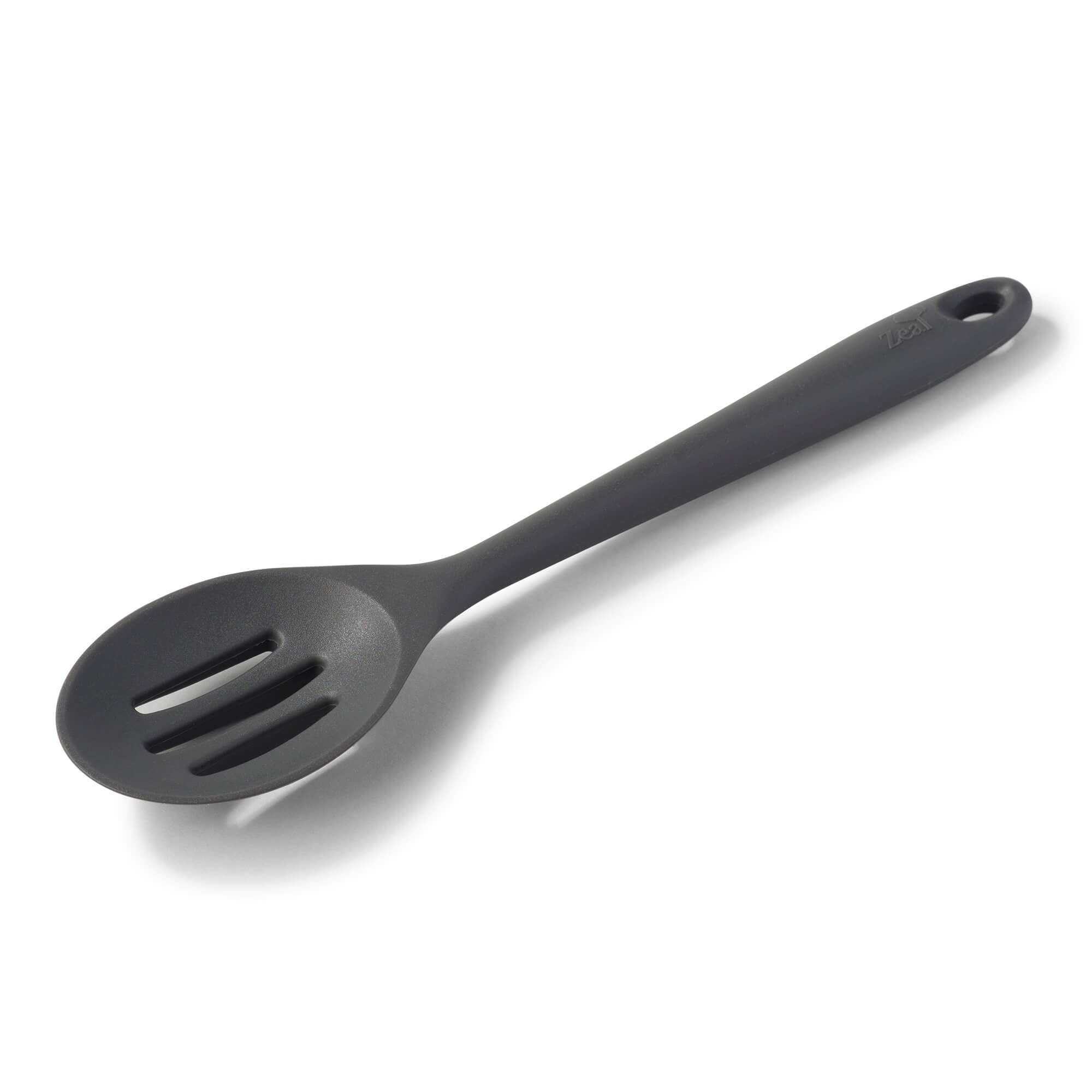 Zeal Silicone Slotted Spoon in Dark Grey 